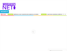 Tablet Screenshot of musulmanes.net